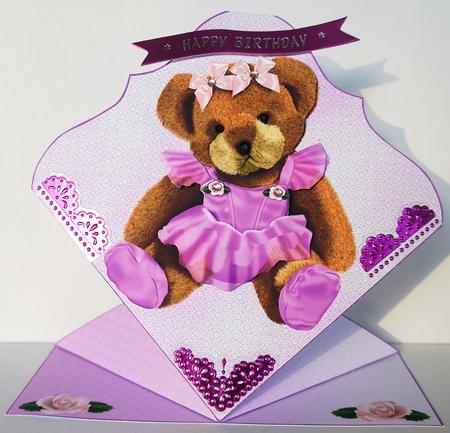 Pink Teddy Ballerina by Margaret Dittmann