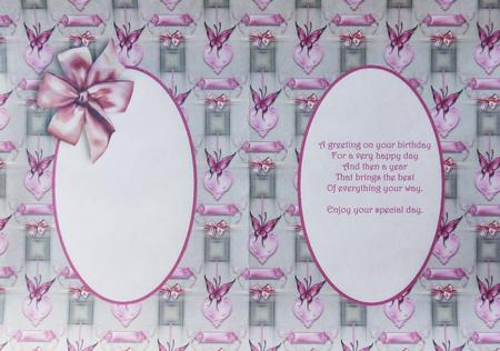 Lilac Butterflies Insert by Margaret Dittmann