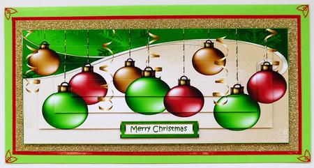 Bauble Garland Dl Green by Margaret Dittmann