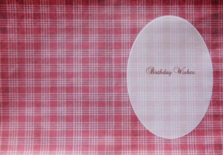 Dusky Rose Plaid Insert by Margaret Dittmann