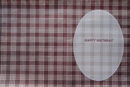 Chestnut Brown Plaid Insert by Margaret Dittmann
