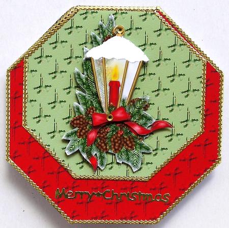 Christmas Lantern Double Octagon by Margaret Dittmann