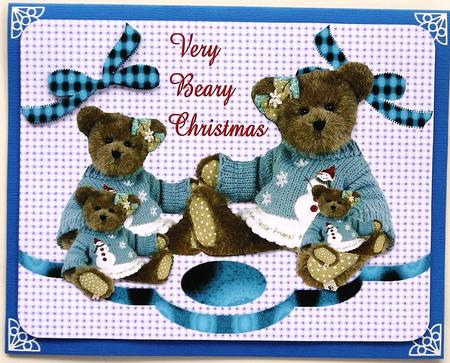 Cute Very Beary Christmas by Margaret Dittmann