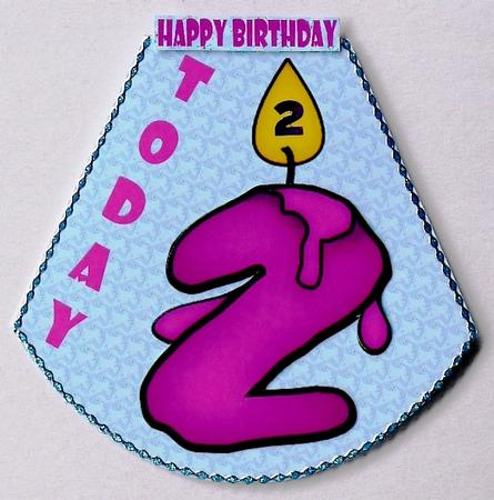 Pink 2 Today Wobble Card by Margaret Dittmann