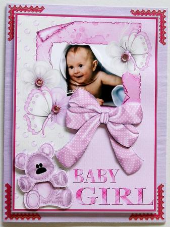 Baby Girl Under Blanket Step by Step by Margaret Dittmann