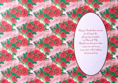 Red Roses Insert by Margaret Dittmann