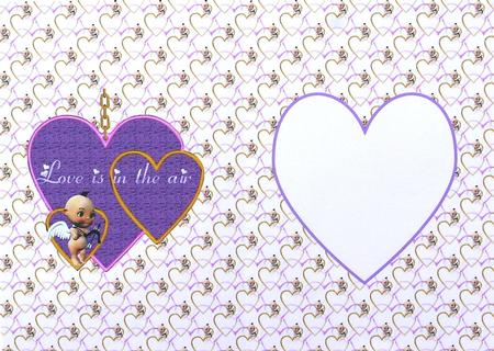 Love is in the Air Cupid Insert by Margaret Dittmann