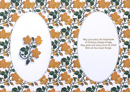 Orange Flower Insert by Margaret Dittmann