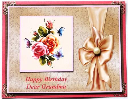 Roses & Butterflies - Grandma by Margaret Dittmann