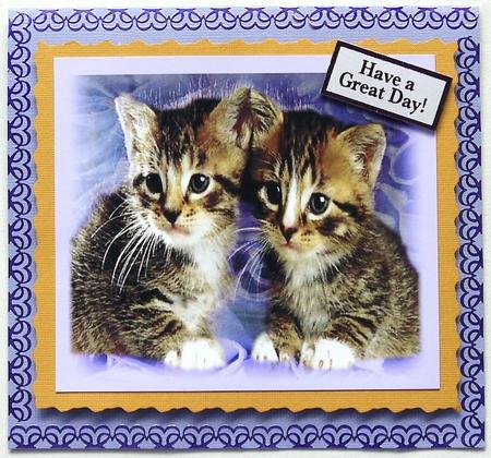 Cute Kittens 2 8x7 Topper by Margaret Dittmann