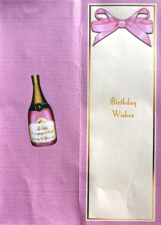 Champagne Large Dl Insert by Margaret Dittmann