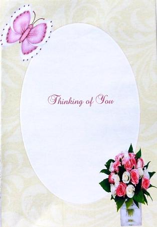 A4 Rose Posy Insert by Margaret Dittmann