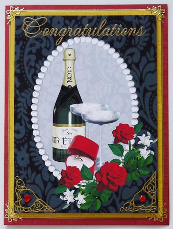 A4 Congratulations on Your Engagement 2 by Margaret Dittmann