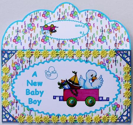 New Baby Boy Moneywallet by Margaret Dittmann