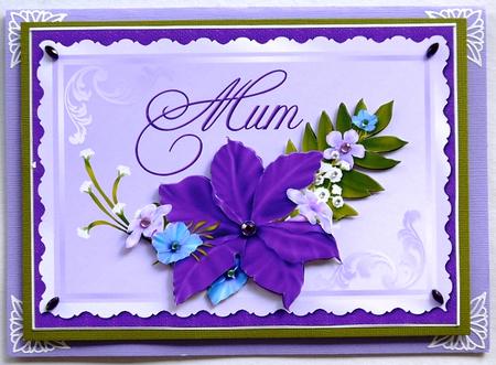 Purple Flower by Margaret Dittmann