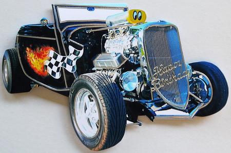 Hot Rod Shaped Car by Margaret Dittmann