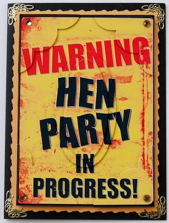 A5 Fun Novelty Hen Party Scallop Corners and Pyramage by Margaret Dittmann