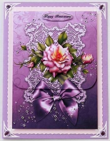 Pink Roses and Lace by Margaret Dittmann