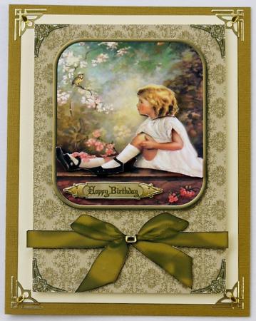 My Sweetest Song Bird with Topper & Decoupage by Margaret Dittmann
