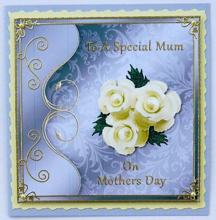 Cream Roses & Pearls - Mothers Day by Margaret Dittmann
