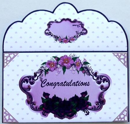 Purple Roses Moneywallet by Margaret Dittmann
