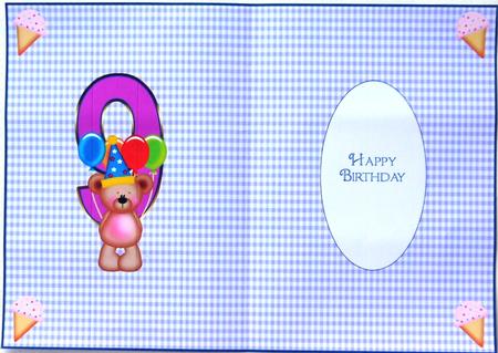Happy 9th Birthday Insert1 by Margaret Dittmann