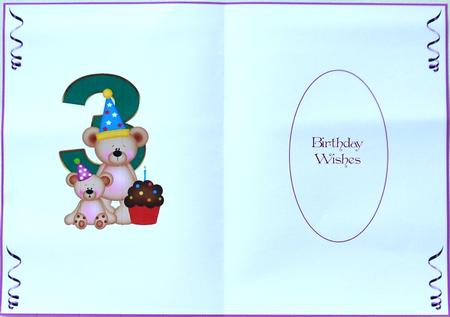 3rd Birthday Card Making Insert1 by Margaret Dittmann
