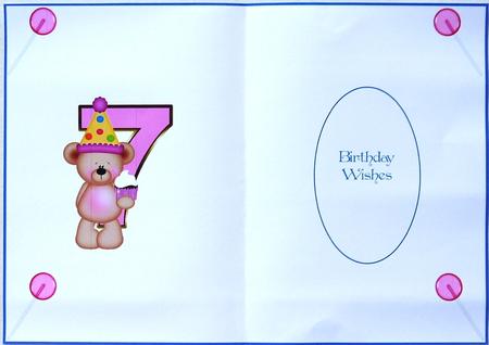 7th Birthday Card Making Insert1 by Margaret Dittmann