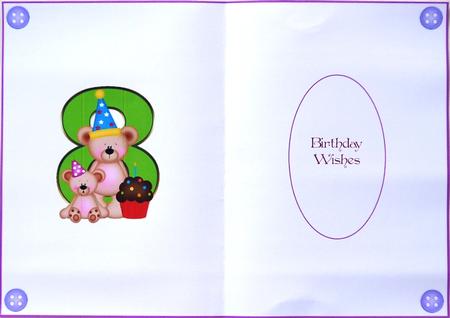 8th Birthday Card Making Insert1 by Margaret Dittmann