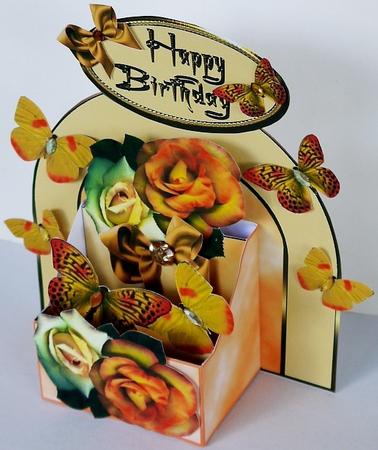 3D Box 50th Birthday Kit by Margaret Dittmann