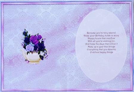 A Teapot of Beautiful Roses for You Insert by Margaret Dittmann