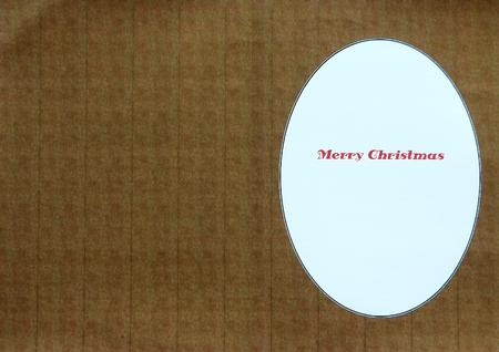 Gingerbread Textured Effect Christmas Insert by Margaret Dittmann