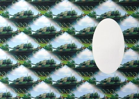 Army Tank Insert by Margaret Dittmann