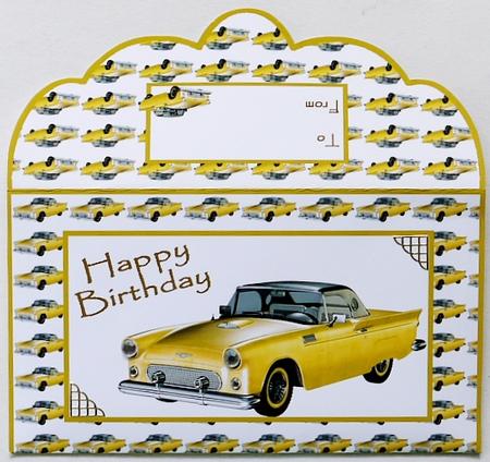Golden T-bird Moneywallet by Margaret Dittmann