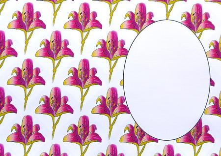 Pinks Stem Lily Insert by Margaret Dittmann