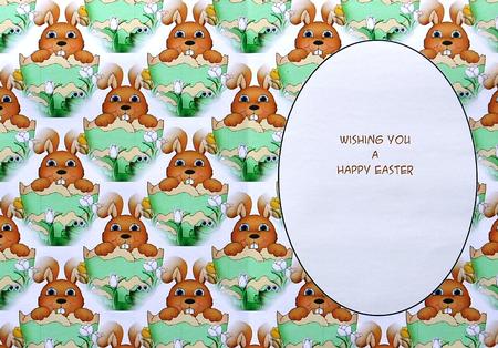 Easter Egg Bunny Insert 1 by Margaret Dittmann