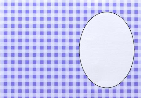 Purple Check Insert by Margaret Dittmann