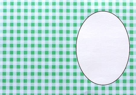 Green Check Insert by Margaret Dittmann