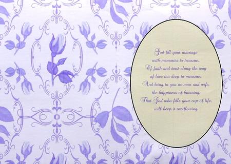 White and Lilac Rose Insert 2 by Margaret Dittmann