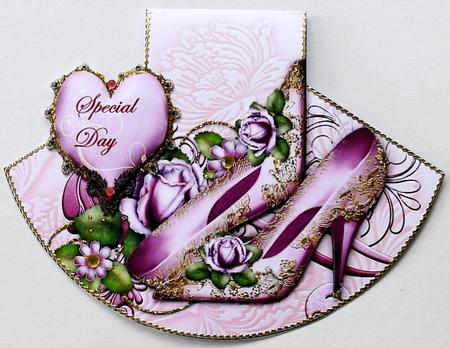 Wobblecard Shoes for the Lady by Margaret Dittmann