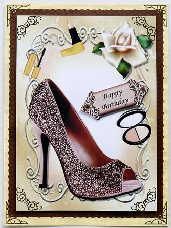 Lovely Chocolate Shoe & Make Up A4 by Margaret Dittmann