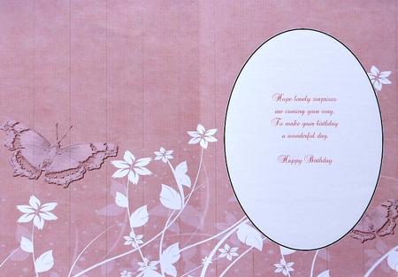 Peach Butterfly Insert by Margaret Dittmann