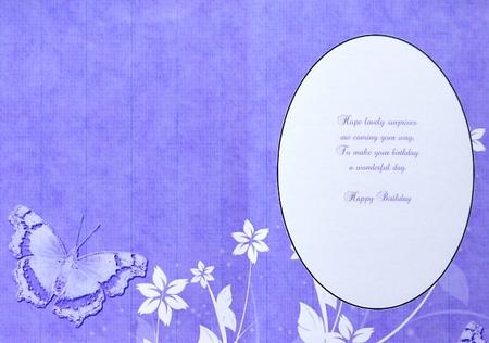 Lilac Butterfly Insert 1 by Margaret Dittmann