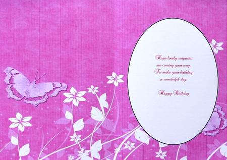 Pink Butterfly Insert 1 by Margaret Dittmann