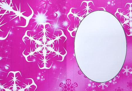 Purple Snowflake Insert 2 by Margaret Dittmann