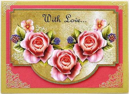 Envelop Classic English Roses by Margaret Dittmann