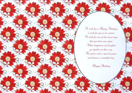 Red Floral Insert 1 by Margaret Dittmann
