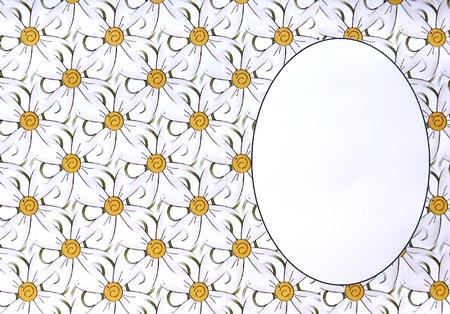 White Floral Insert 1 by Margaret Dittmann