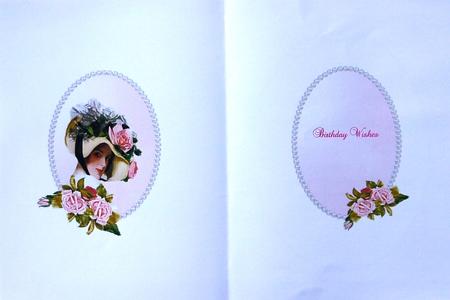 Beautiful Vintage Lady with Vintage Roses by Margaret Dittmann