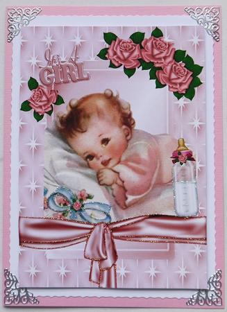 Sleeptight Little One Baby Girl Sleeping A4 by Margaret Dittmann